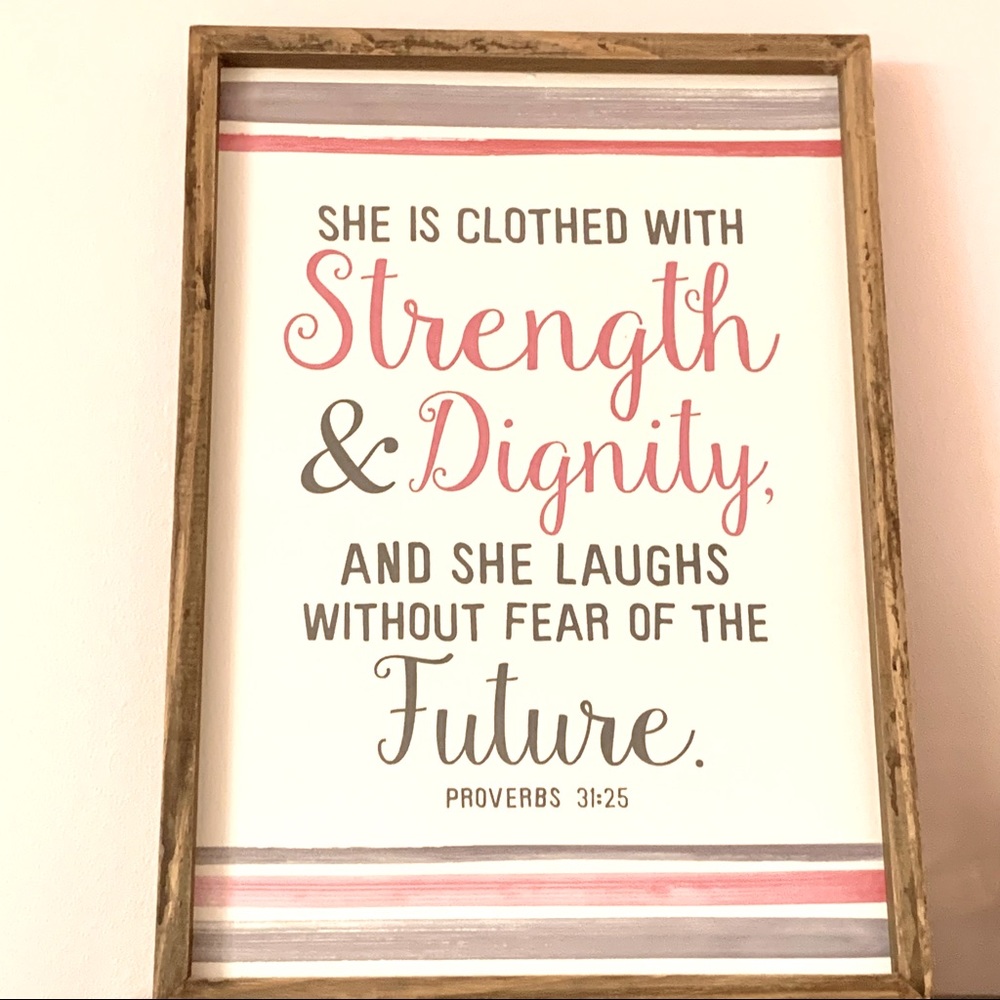 Wall Art: Girls Room: Wooden Frame